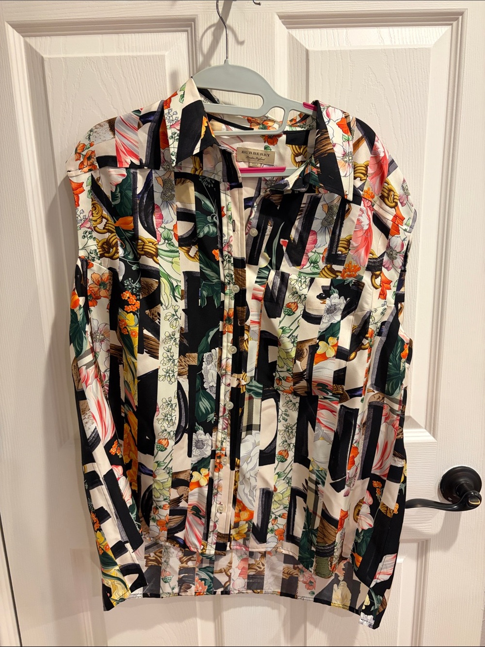 Burberry silk top